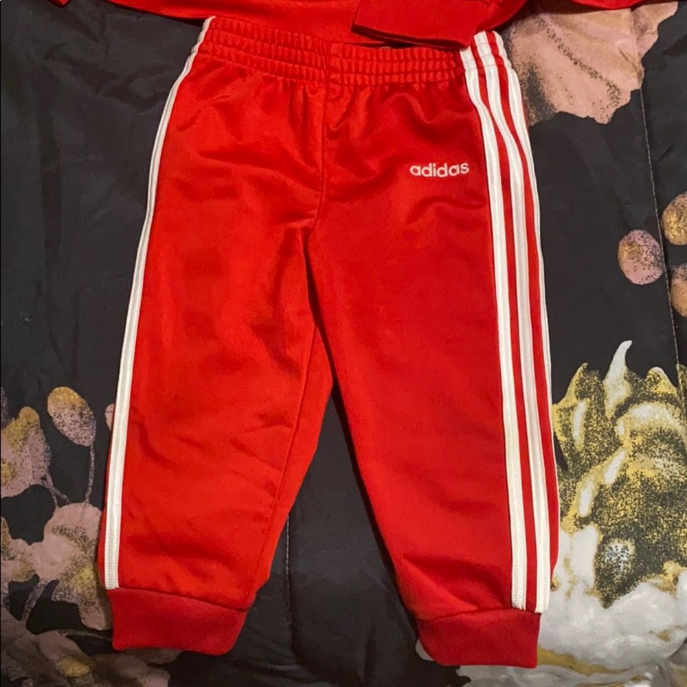 Red Adidas Suit